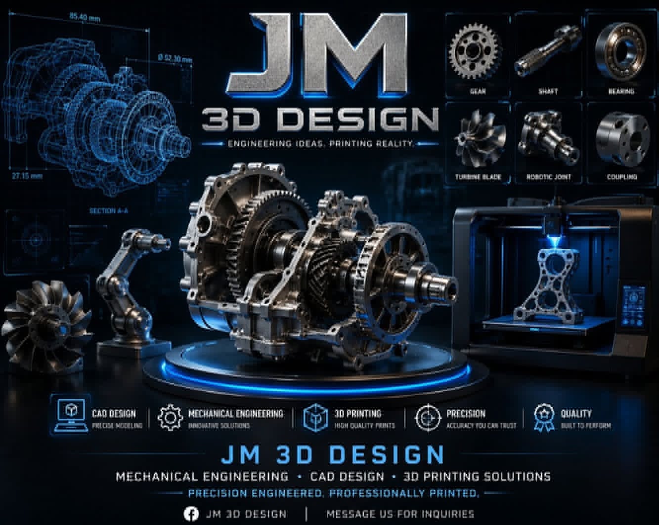 JM 3D Design engineering showcase